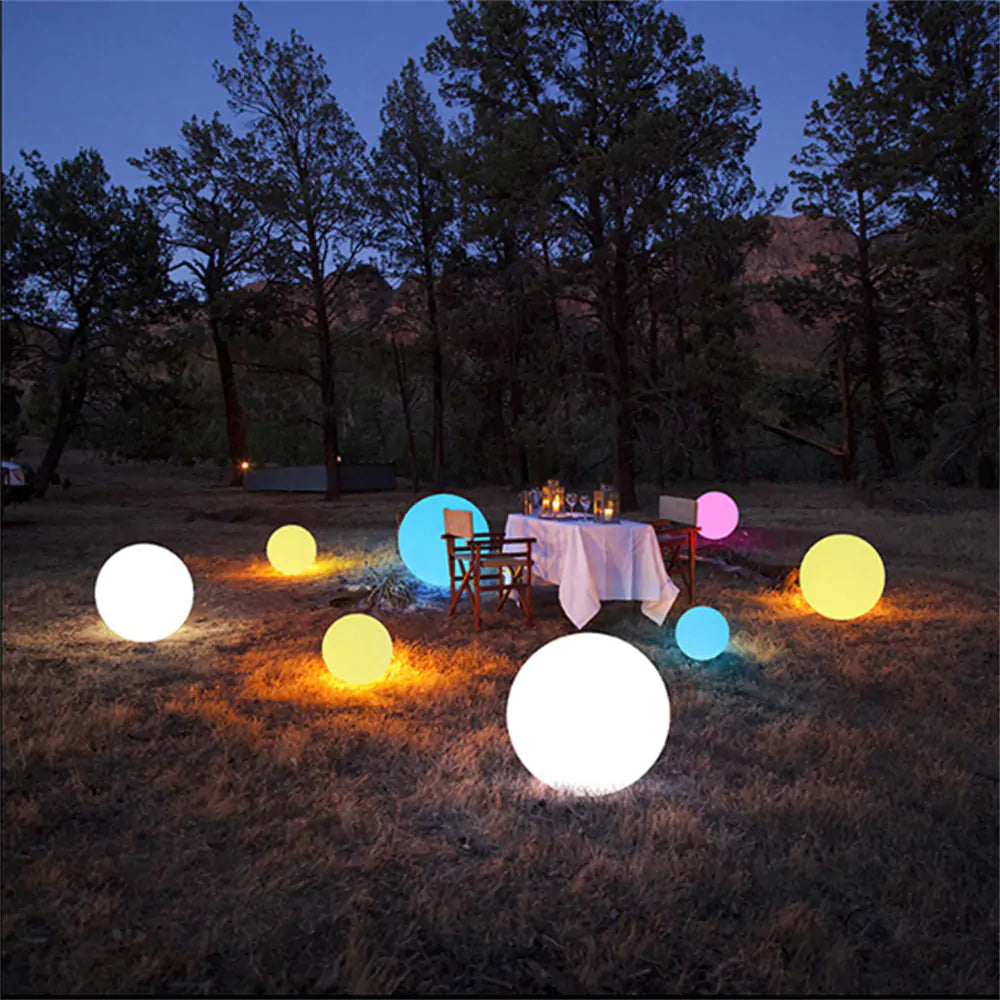 Solar powered Pool sphere-light