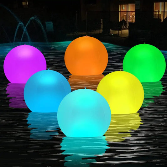 Solar powered Pool sphere-light