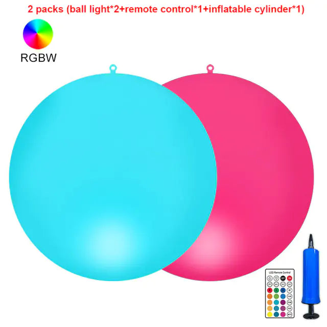 Solar powered Pool sphere-light